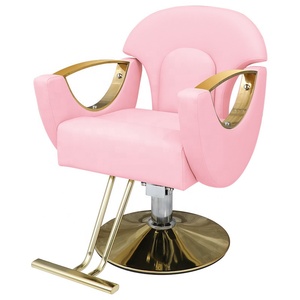 Wholesale Pu <b>Leather</b> Hairdressing Barber Salon <b>Chairs</b> <b>Reclining</b> Seat Salon Equipment Aluminum Alloy Chassis Furniture - Product Image 4