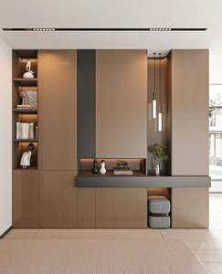 Meuble à chaussures modulaire personnalisable moderne, montage mural, rangement pour chaussures dans le hall d'entrée, meuble polyvalent pour le salon - Product Image 3