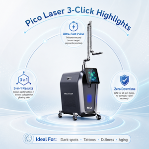 Laser intelligent Nd Yag pour l'élimination des tatouages des sourcils et des lignes de contour des yeux, et traitement Black Doll Facial avec laser picoseconde intelligent sous Android OS - Product Image 1