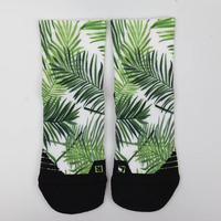 Chaussettes de sport de compression personnalisées pour adultes et jeunes, imprimées sur mesure, sublimées, pour le cyclisme