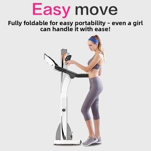 <span class=keywords><strong>Tapis</strong></span> roulant électrique domestique, petit, silencieux, multifonctionnel, portable, avec amortissement des chocs, pliable, moteur 1,5 CV, programmes d'exercices - Product Image 2