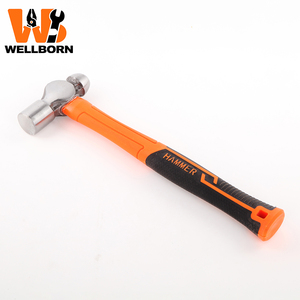 Marteau à clous sphérique à double tête WELLBORN C-004 30cm, manche antidérapant, pour le travail des métaux, usage industriel, personnalisable OEM - Product Image 2