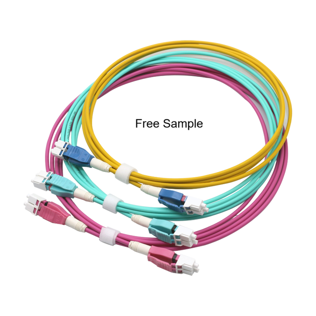 ZIFONIC High Quality LC Uniboot OM3 Patch Cord 5 Meter Duplex PVC LSZH | FTTH Data Center Fiber Optic Equipment