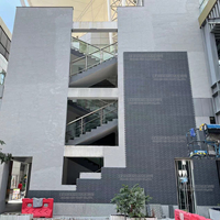 Revêtement mural en briques grises NEU, conforme à la norme ASTM E84, ignifuge, en polyuréthane, imperméable, panneau décoratif pour murs d'art.