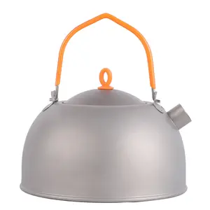 Titanium Outdoor Portable Water Kettles Can Make Tea Whistling Poem Kit Travel Electric Kettle Water