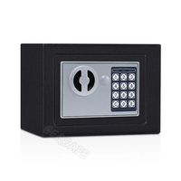 CEQSAFE Boîte à Cadenas Dépôt d'Argent Sécurité Coffre-Fort Électronique Numérique Petite Boîte Sûre Mini Coffre-Fort pour l'Argent