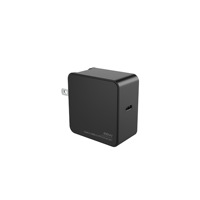Chargeur rapide USB-C GaN 65W pour téléphone avec entrée universelle et protection ignifuge