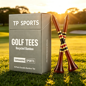 Crayon de <span class=keywords><strong>golf</strong></span> en bambou personnalisé de 83 mm avec logo pour <span class=keywords><strong>carte</strong></span> de score, fabricant de crayons de sport miniatures en bois personnalisés - Product Image 1