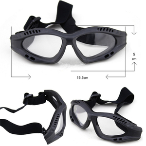 Lunettes de protection durables anti-vent et anti-sable avec monture en PC pour le cyclisme en plein air, la moto, le camping, la protection des yeux contre la poussière - Product Image 6