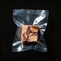 Sacs d'emballage sous vide haute clarté pour usines alimentaires, pour noix, épices, viande séchée, poisson fumé, repas prêts à consommer, emballage alimentaire