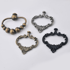 Furniture Handle Zinc Alloy Novelty Shape Cabinet <b>Drawer</b> Pull Antique Bronze Black <b>Silver</b> Durable Traditional Style - Product Image 2
