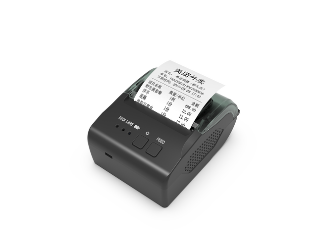Mobile Mini 58mm Thermal Receipt Label Printer Type C+BT POS Printer for Restaurant Canteen Back Kitchen Delivery Warehouse