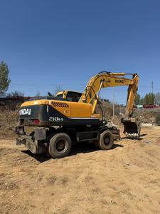 Excavadoras Usadas a Buen Precio, Excavadora de Ruedas Hyundai 210 Usada para Construcción de Viviendas, Disponible en Stock para la Venta - Product Image 4