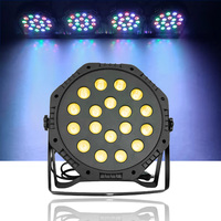 QSE 18 Projecteurs LED Professionnels Portables à Finition Polie, Contrôle DMX512, Effet Optimal pour Fêtes et Spectacles