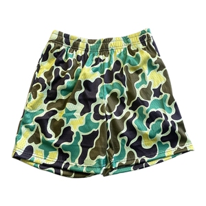 Peso pesado grueso por encima de la rodilla Streetwear 5 entrepierna 6 pulgadas entrepierna sublimación impresa para Hombre Pantalones cortos de malla de camuflaje personalizados con bolsillos - Product Image 1