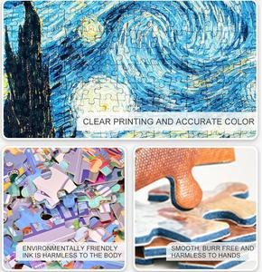 12 pièces carton d'éducation des enfants Sublimation vierge imprimable <span class=keywords><strong>3D</strong></span> puzzle jouet sublimation puzzle jeux pour enfants - Product Image 6