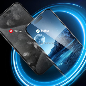 Superstarkes, hartstes Glas, 360° gebogen, 9H Härte, 0,3 mm, AF <span class=keywords><strong>Anti</strong></span>-Fingerprint Panzerglas Displayschutzfolie für iPhone 17E - Product Image 4