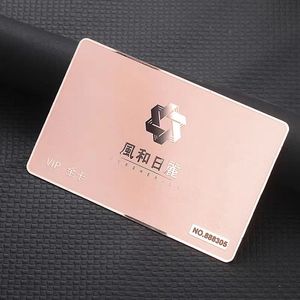 Cartes de visite en métal de surface brillante d'impression polychrome 0.5mm d'épaisseur - Product Image 6