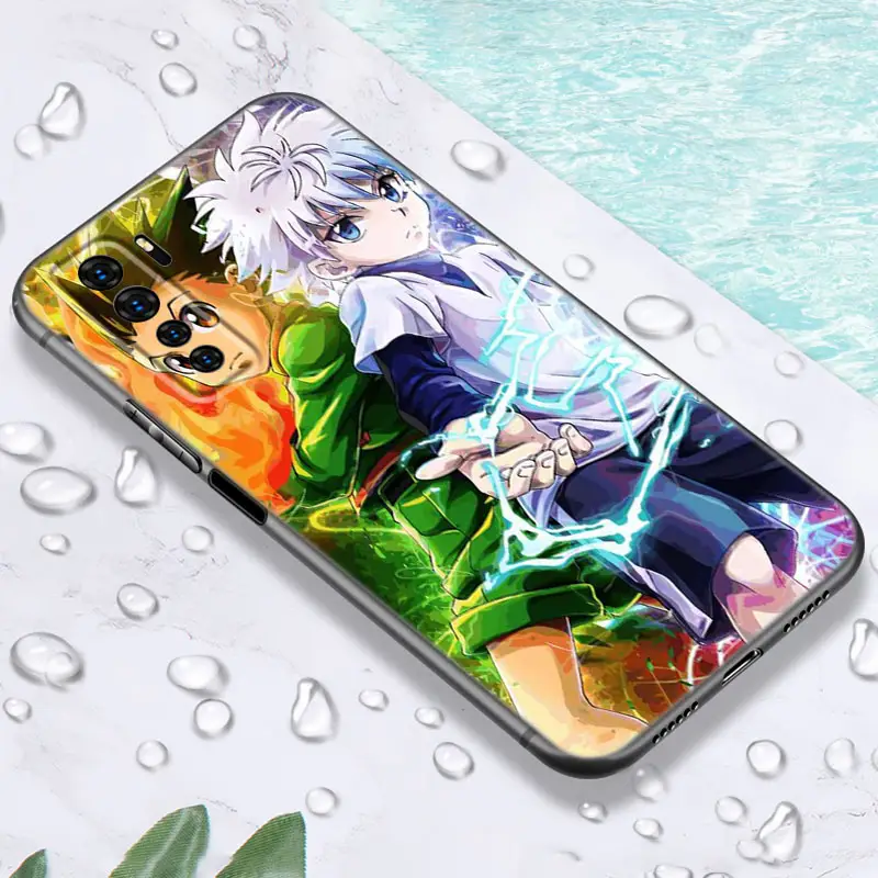 Anime Phone Case For Huawei Honor 50 Mate 30 20 10 Lite 40 Nova 9 8 Pro Y60 30S 8i 7i 7SE 5T Premium Black Cover