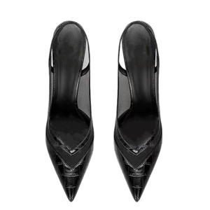<span class=keywords><strong>Scarpe</strong></span> con Tacco a Spillo da Designer, <span class=keywords><strong>Sexy</strong></span>, Nere, in Rete, con Tacco Alto per <span class=keywords><strong>Donna</strong></span>, Ingrosso, Taglie Forti 44, Nuove <span class=keywords><strong>Scarpe</strong></span> Estive con Tacco Sottile per Feste - Product Image 6