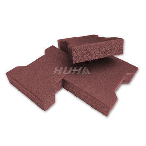 Köpek Kemiği Geri Dönüştürülmüş Kauçuk Karo Ahırlar İçin Kaymaz Şok Emici Parke Yolları İçin - Product Image 2