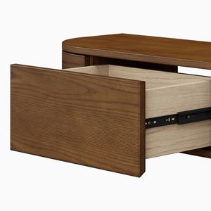 Деревянная многофункциональная тумба под телевизор, настенная подставка для ТВ, идеально подходит для квартир, небольших комнат, гостиных - Product Image 5