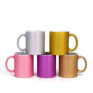 Taza de Café Personalizada con Purpurina para Sublimación de 11 oz - Product Image 1