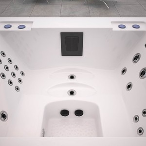 <span class=keywords><strong>Spa</strong></span> <span class=keywords><strong>de</strong></span> massage Jaccuzzi autoportant en acrylique pour 4 personnes Chute d'eau à débordement <span class=keywords><strong>de</strong></span> 2m Balboa en option Bain à remous portable en plastique Salle <span class=keywords><strong>de</strong></span> bain - Product Image 5