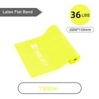 Bandas Elásticas de Látex en Rollo de 1.5m, Banda de Resistencia para Yoga y Fitness, Libre de Látex
