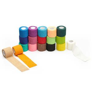 לא ארוג ססגוניות מירוץ סוס רגל גלישת תחבושת לחיות מחמד טיפול מפעל סיטונאי דבק תחבושת - Product Image 6