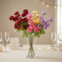 Fleurs artificielles en soie au toucher réel, pivoines, tiges florales artificielles pour la décoration de mariage, la décoration de la maison, centre de table pour événements