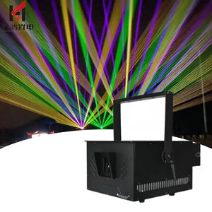 Lampe laser RGB DMX 10W/15W IP65 étanche pour extérieur, effet RGBW, animations de scène pour <span class=keywords><strong>DJ</strong></span>, parcs à thème, 25K RPM, refroidissement par air - Product Image 2