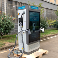 Nuevo Cargador para Vehículos Eléctricos 2025 de 60kW, 90kW, 120kW con Salida CCS y GBT, Estación de Carga Rápida DC con Pantalla Publicitaria