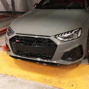 Pour Audi A4L 2020 : Grille de pare-chocs décorative, cache de feux antibrouillard, lèvre de pare-chocs avant, kit carrosserie, grille de pare-chocs avant, pièce extérieure - Product Image 4