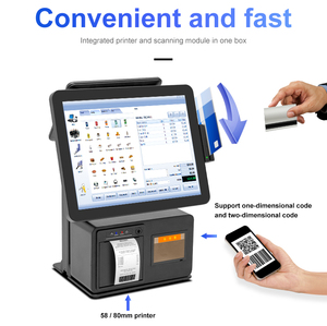 Taixun A1563L9 15.6 "1920x1080อลูมิเนียมอัลลอยด์แอนดรอยด์/หน้าต่าง<span class=keywords><strong>ระบบ</strong></span> POS สำหรับร้านอาหารพร้อมเครื่องพิมพ์ในครัว - Product Image 5