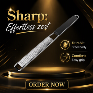 Stainless Steel Multifunction <strong>Fine</strong> <strong>Grater</strong> Zester Garlic Chopper Nutmeg/Spice Grinder Non-slip Grip Smart Design Multi-Piece Tool - Product Image 2