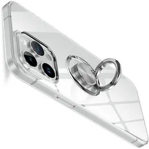 A buon mercato trasparente Anti-goccia staffa del telefono per Samsung S24 S23 Ultra per iPhone 15 13 Promax custodia del telefono