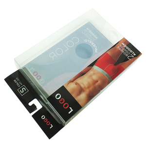 Cajas de Plástico Personalizadas para Ropa Interior Masculina, Caja de Empaque para Calzoncillos <span class=keywords><strong>Boxer</strong></span> con Orificio para Colgar - Product Image 2