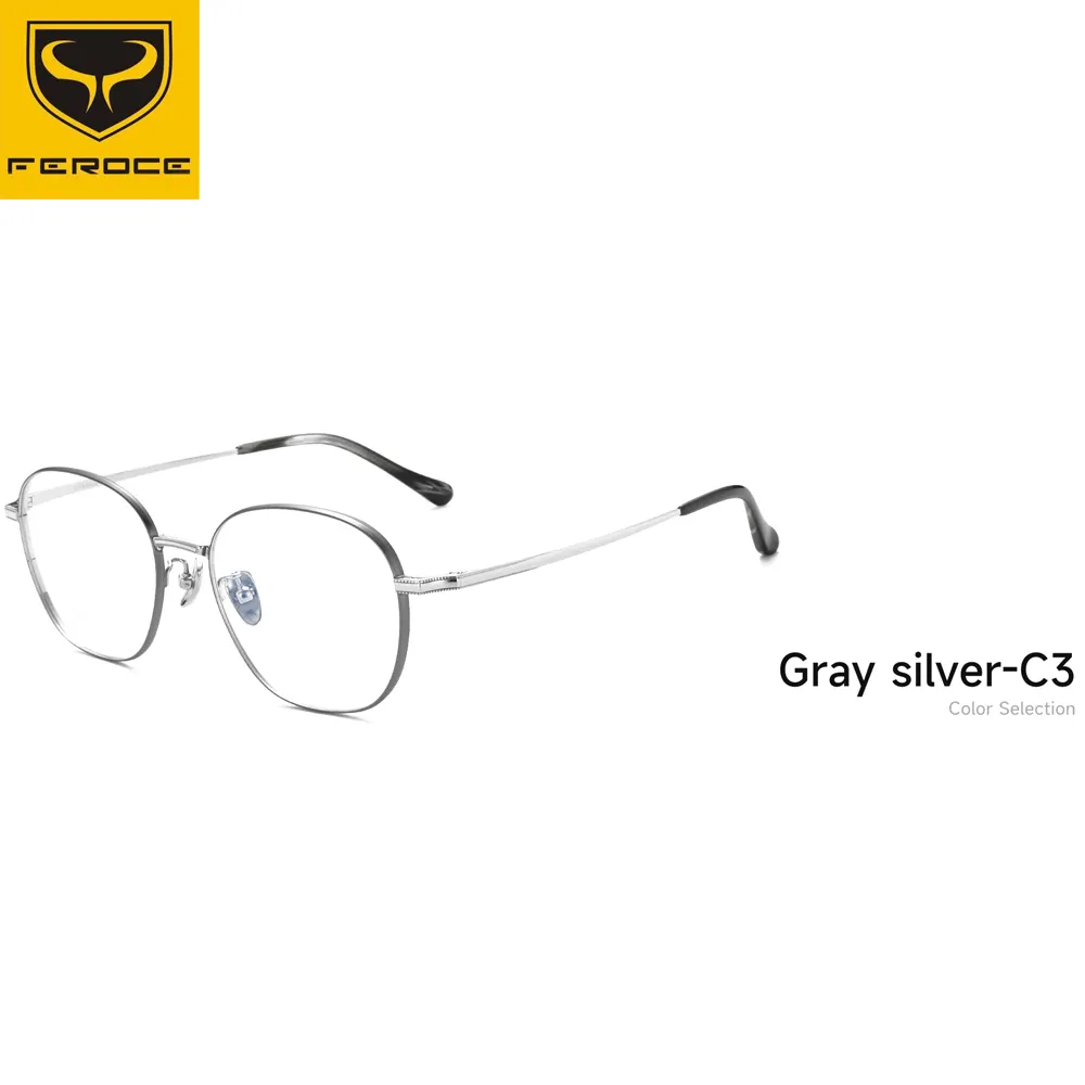 FEROCE Luxury High Quality Titanium Spectacle Eyewear Glasses Designer Eyeglasses Optical Frames