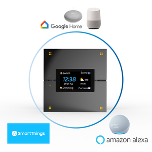 M9 Pro 8-Nút Chuyển Đổi Nhà Thông Minh Nhựa Cảm Ứng Hiển Thị IPS Mờ Cảnh ZigBee 3.0 Tùy Chỉnh Cung Cấp Điện Cho Khách Sạn Nhà - Product Image 1