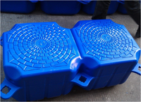 Plateforme flottante modulaire en PE à haute flottabilité, quai en plastique pour usage résidentiel en lac, divertissement aquatique extérieur Meierya M-185