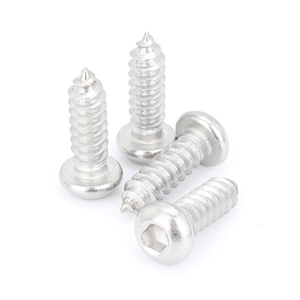 Tornillo Autorroscante de Acero Inoxidable 304, Métrico A2-70, Cabeza Hexagonal Interior - Product Image 1