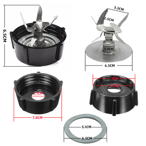 Conjunto de Repuesto de 6 Cuchillas con <span class=keywords><strong>Base</strong></span> de Baquelita y Junta de Sellado para <span class=keywords><strong>Licuadora</strong></span> <span class=keywords><strong>Oster</strong></span> - Product Image 3