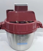 Robot culinaire multifonction 3L avec bol en verre pour hacher la viande et mélanger, idéal pour la maison