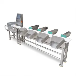 Juzheng di Alta precisione trasportatore checkweigher in linea industria alimentare peso sorter macchina con rifiuto