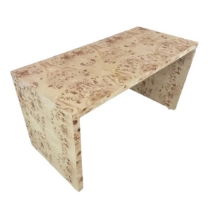 Mesa Consola Minimalista de Madera de Abedul Sólida, Mesa Consola de Madera Burl Hecha a Mano y Personalizada, Mesa de Sofá, Escritorio, ¡Gran Oferta! - Product Image 1