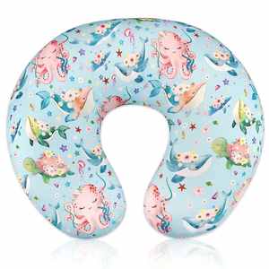 Almohada de Lactancia Natural de Algodón Orgánico con Funda Extraíble, Soporte para Lactancia y Postura - Product Image 2