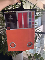 Cortina Opaca de 1 Panel de Color Sólido con Ojales, Lista para Colgar, para Ventanas de Dormitorio y Sala de Estar, Venta al por Mayor