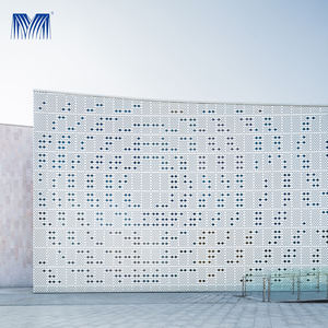 Hochwertige vorgefertigte Mullion Design Aluminium gebogene Schallschutz platte Long Style Metall äußere Vorhang fassade Verkleidung - Product Image 6