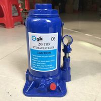 Cric hydraulique manuel robuste 20T 32T à cadre épaissi en acier allié, hauteur max. 225 mm pour réparation automobile et démontage de roulements